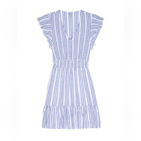 Rails Striped V-Neck Mini Dress - Picture 6 of 10